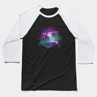 Music Space Cat Baseball T-Shirt